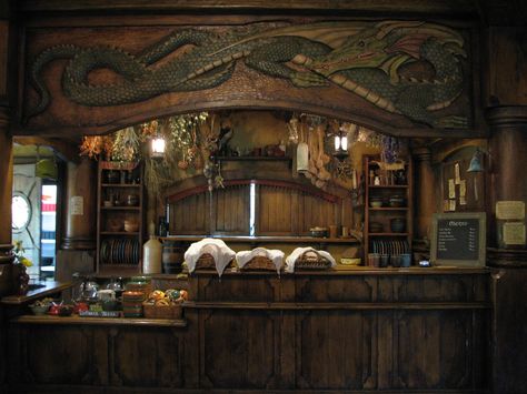 Looks like Skyrim! Green Dragon Tavern in New Zealand #skyrim Dnd Room, Casa Hobbit, Home Pub, Hobbit Hole, Hobbit House, Fantasy House, Green Dragon, Middle Earth, A Bar