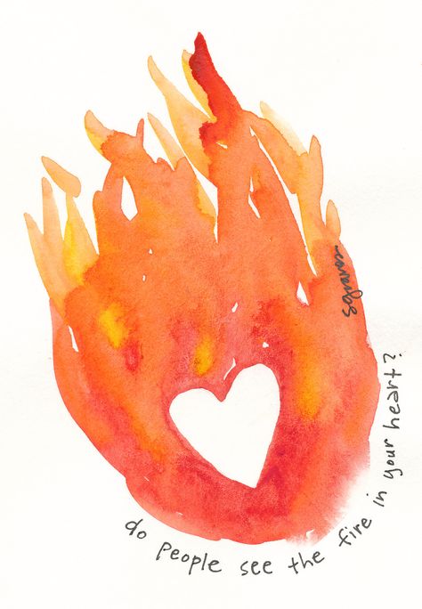 Prophetic Art, Girls Camp, Howls Moving Castle, Fire Heart, Story Inspiration, Heart Art, On Fire, The Fire, Bible Journaling