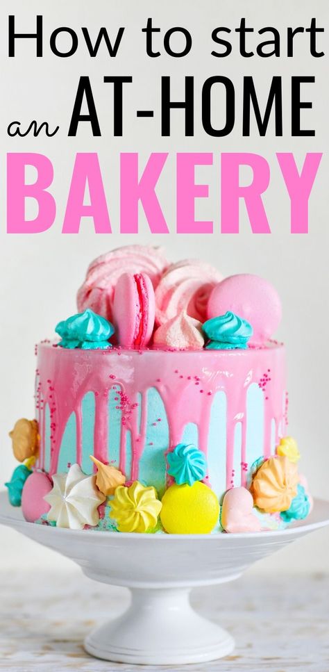 Open A Bakery Business, Bakery Decoration Ideas, How To Start A Cake Business From Home, Running A Bakery From Home, Baker Business Card Ideas, How To Start An Online Bakery, Home Bakery Tips, Starting An At Home Bakery, How To Start A Cake Business