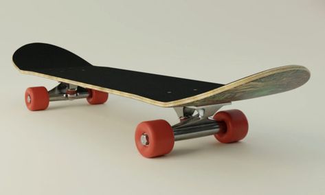 3d Skateboard, 3d Modeling, Cinema 4d, Skateboard, Rap, Free Download, Hand Painted, Models, Sports