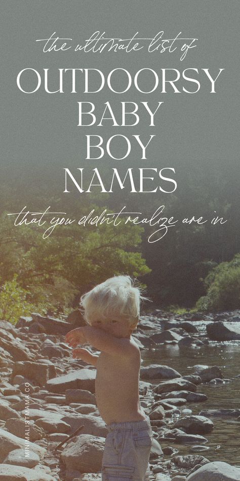 Searching for earthy names for boys? This adorable little collection of nature names for boys is full of the best modern, unique nature-inspired names for boys (nature names with meaning)! Unique Masculine Names, Mythical Names And Meanings, Baby Names Unique List, Unique Boy Names With Meaning, Male Nature Names, Four Letter Boy Names, M Boy Names Unique, Nature Name Ideas, Unique Nature Names