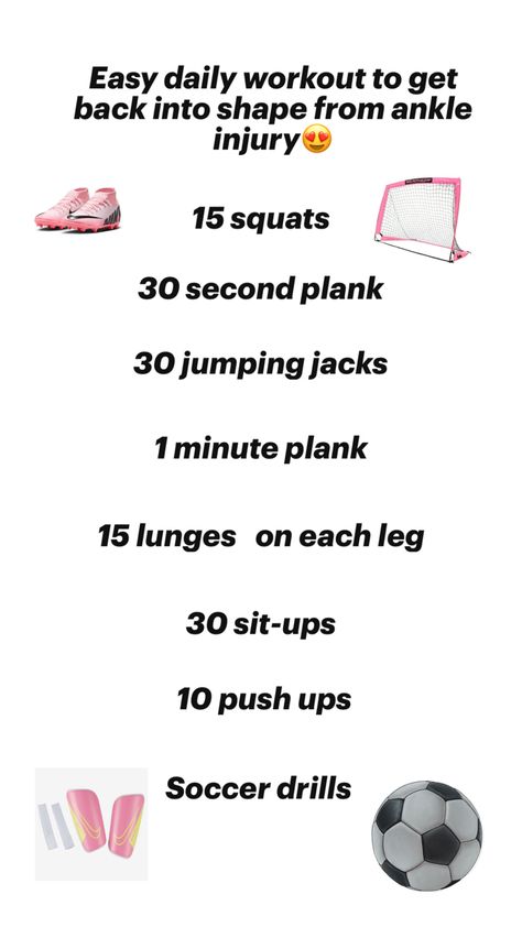 Soccer Leg Workout At Home, Soccer Diet, Easy Daily Workouts, Soccer Workout, Soccer Training Workout, Agility Workouts, Soccer Training Drills, Leg Workout At Home, Volleyball Tips