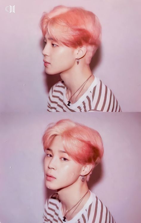 Jimin Pink Hair, Photocards Bts, Jimin Hair, Photocards Kpop, Bts Photocard, Bts Photocards, Jimin Fanart, Park Jimin Cute, Jimin Wallpaper