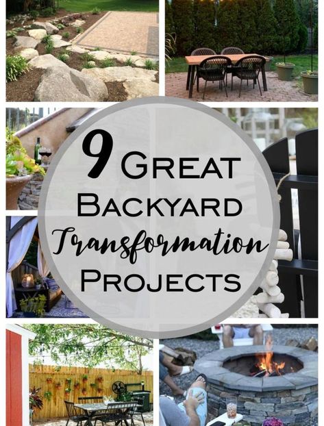 Evolution of Style - Refresh, Restyle and Reinvent your Home One Room at a Time Backyard Transformation, Outdoor Fire Pit Area, Pavers Diy, Outdoor Makeover, Diy Patio Pavers, Transformation Project, Backyard Entertaining, Fire Pit Area, Fire Features