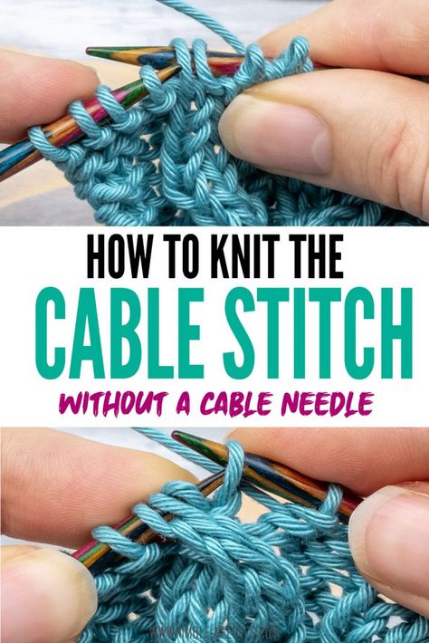 Learn How To Cable Knit, How To Knit Cables For Beginners, How To Knit Cables, Nimble Needles, Knit Stitch Patterns Cables, Cable Stitch Knit, Advanced Knitting Techniques, Knit Washcloth, Knit Cables