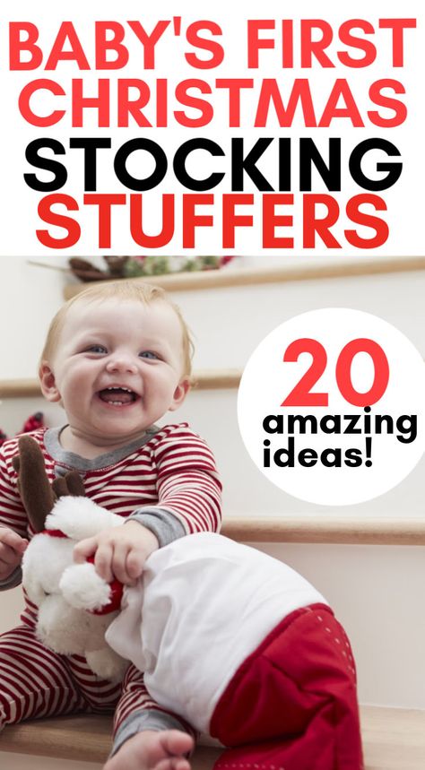 Baby Stocking Stuffers, Stocking Stuffers For Baby, Baby's First Christmas Gifts, Baby Stocking, Stocking Stuffer Ideas, Best Stocking Stuffers, Baby's First Christmas, Perfect Stocking Stuffers, Christmas Stocking Stuffers