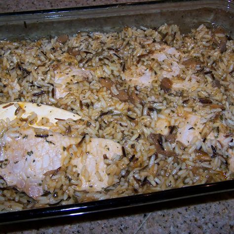 Pork-Chops-and-Wild-Rice Pork Chop Wild Rice Casserole, No Peek Pork Chops And Rice, Pork Chops And Wild Rice, Wild Rice Recipe, Rice Pork, Best Pork Chop Recipe, Pork Chop Casserole, Pork Chops And Rice, Pork Meals