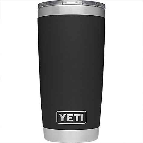 YETI Rambler 20 oz Stainless Steel Vacuum Insulated Tumbler with Lid, Black Vaso Yeti, Yeti Coolers, Boring People, Double Wall Tumblers, Yeti Rambler, 20 Oz Tumbler, Insulated Tumbler, Tumbler Cups, Tumblers With Lids