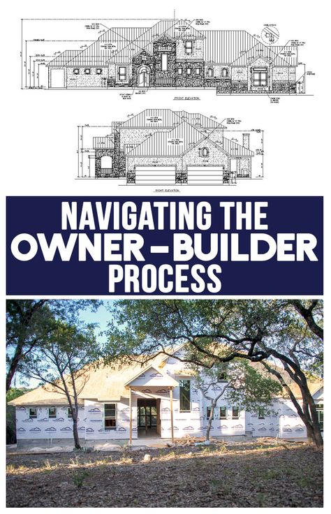 Self Contracting House, Owner Builder Checklist, Buying Land, Owner Builder, Build Your House, Home Building Tips, Crafty Mom, Building Tips, Build Your Own House