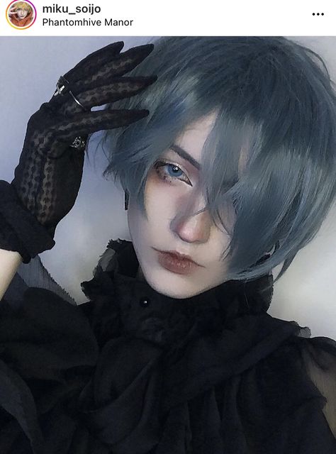 Ouji Makeup, Sebastian Michaelis Cosplay, Ciel Cosplay, Ciel Phantomhive Cosplay, Black Butler Undertaker, Black Butler Funny, Black Butler Cosplay, Obey Art, Victorian Aesthetic