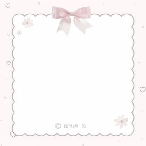 Pink Background For Editing, Cute Note Background, Cute Letter Template, Light Pink Wallpaper Aesthetic, Coquette Border, Frame Png Aesthetic, Coquette Template, White Frame Png, Coquette Frame