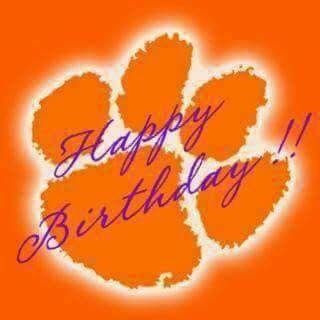 Clemson Clemson Memes, Clemson Birthday, Clemson Wallpaper, Clemson Tigers Wallpaper, Christmas Porch Decorations, Happy Birthday Pics, Clemson Tigers Football, Clemson Fans, Birthday Sayings