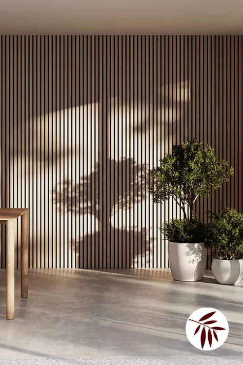 Nothing compares to the authenticity of real wood. Our slat wall panels are crafted with genuine wood finishes, ensuring longevity and timeless beauty that faux materials simply can't match.   #andorwillow  #naturalelegance #realwood #timelessdesign #interiordesign Spc Flooring, Timber Battens, Wood Cladding, Wood Finishes, Slat Wall, Wall Cladding, Modern Homes, Wall Panels, Feature Wall