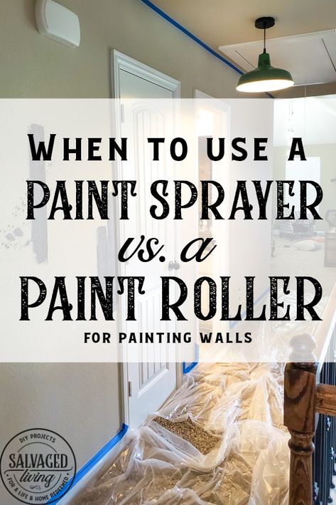 Using A Paint Sprayer On Walls, Best Way To Paint Walls, Best Paint Sprayer For Walls, How To Use A Paint Sprayer On Walls, Painting With A Sprayer, Paint Sprayer Walls, Paint Sprayer Tips, Paint Equipment, Plate Wreath