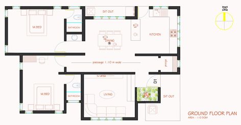 Small Kerala House, House Elevation Kerala, Small House Kerala, House Design Kerala Style, Contemporary Small House, Kerala House Plan, House Plan And Elevation, House Plan Kerala, House Design Kerala