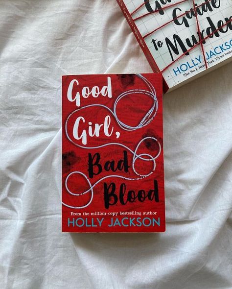 Good Bad Girl Alice Feeney, Good Girl Bad Blood Book Aesthetic, Good Girl Bad Blood Book, Agggtm Aesthetic, Good Girl Bad Blood, Holly Jackson, As Good As Dead, Horror Books, Bad Blood