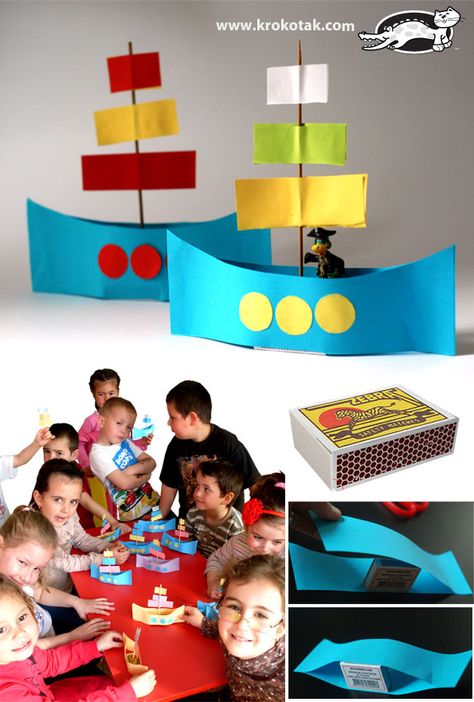 children activities, more than 2000 coloring pages Paper Boats, Transportation Crafts, Boat Crafts, Ship Craft, Sea Crafts, Paper Plate Crafts, Ocean Theme, Construction Paper, Childrens Crafts