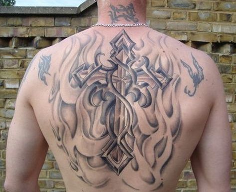 celtic cross tattoo with flame - 35  Awesome Celtic tattoo Designs | Art and Design Cross Back Tattoo, Faith Cross Tattoos, Cool Cross Tattoos, Christian Cross Tattoos, Tattoo Cross, Celtic Tattoo Designs, Tattoo Son, Celtic Cross Tattoos, Cross Tattoos For Women