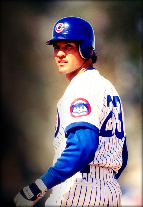 #23 Ryne Sandberg Famous Baseball Players, Chicago Sports Teams, Ryne Sandberg, Cubs Win, Go Cubs Go, Blue Gloves, Chicago Cubs Baseball, Cubs Baseball, Chicago Sports