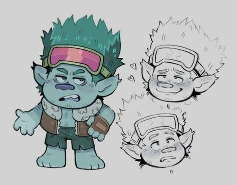 tumblr Trolls Fanart, John Dory, Trolls 3, Trolls Movie, Online Comics, In And Out Movie, Dreamworks Trolls, Razzle Dazzle, Sketch Inspiration