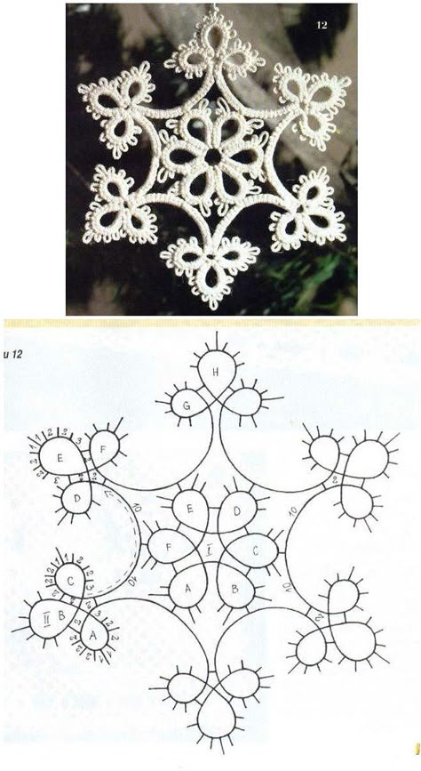 Shuttle Tatting Patterns Free, Tatting Christmas, Needle Tatting Patterns Free, Tatted Snowflakes, Tatted Snowflakes Pattern Free, Tatting Snowflakes Free Pattern, Tatted Snowflakes Pattern, Tatting Snowflake Pattern, Tatting Snowflake