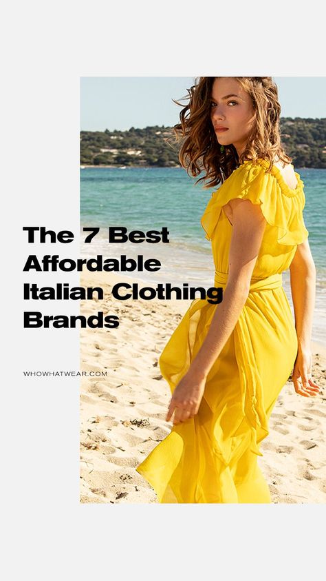 The 7 best affordable Italian clothing brands Italian Summer Style, Affordable Clothing Brands, Italian Fashion Summer, Italian Clothing, Italian Fashion Brands, Summer Wardrobe Essentials, Italy Outfits, Italian Women, Donatella Versace