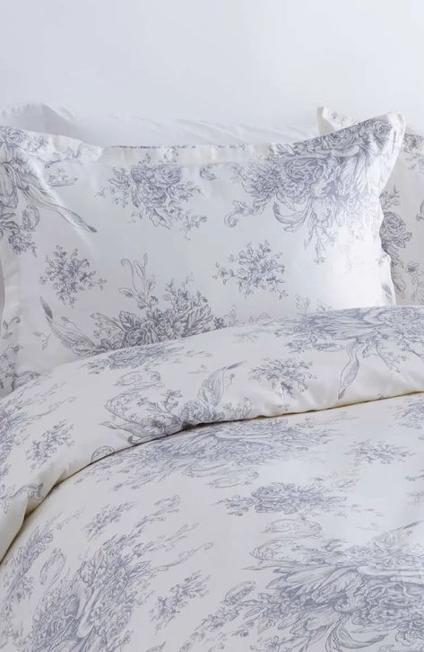 toille | Nordstrom Rack Sky Apartment, Toile Duvet, Classic Fashion Women, French Bedroom Decor, Toile Bedding, French Country Bedding, Country Bedding, Lace Bedding, Toile Pattern