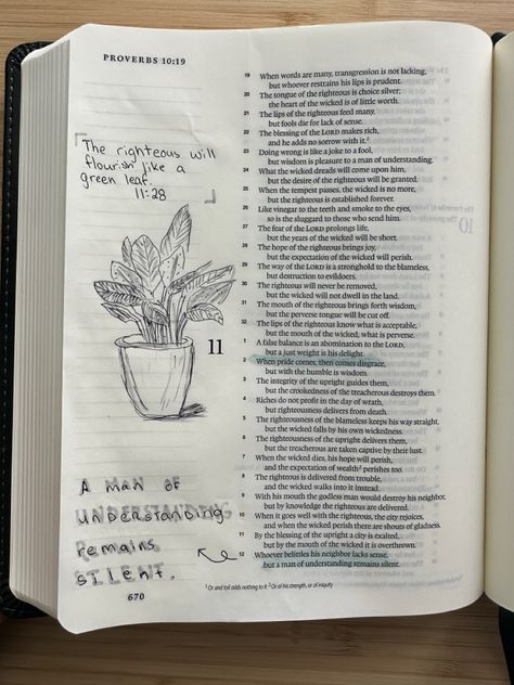 Proverbs 10 Bible Journaling, Proverbs Journaling, Proverbs Bible Journaling, Bible Journaling Proverbs, Bible Wrecking, Jesus Notes, Proverbs 7, Philippians 1 21, Bible Doodles