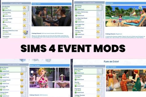 Ultimate Guide to the 30+ Best Sims 4 Event Mods Ts4 Events Mod, More Events Sims 4, Sims 4 Party Event, Sims 4 Events Cc, Sims 4 Memorable Events Mod, Sims4 Events, Sims 4 Trader Joes, Sims 4 Custom Events, Sims 4 Event Center