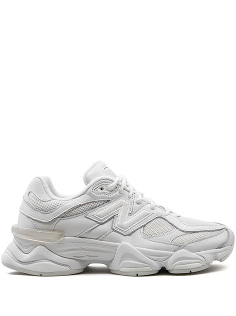 New Balance 9060 leather sneakers - White.
#Classy_White_Sneakers #Chunky_White_Sneakers_Outfit #Comfy_White_Sneakers #Sneakers_Farfetch Workout Sneakers, New Balance 9060, Shoes Outfit Fashion, Clothing Staples, Fancy Shoes, Retro Sneakers, Boots And Sneakers, Sports Footwear, Ballet Flat Shoes