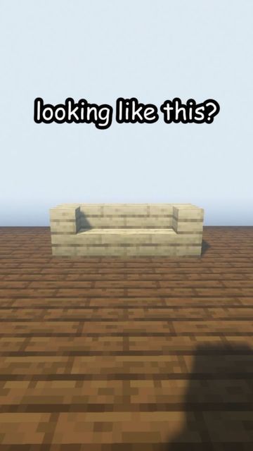 Noa on Instagram: "Tag a friend you would let sit in this sofa😀😉 Follow me for more cool daily minecraft videos #minecraft #reels #viral #minecraftmemes #minecraftbuilds" Couch On Minecraft, How To Sit In Minecraft, Sitting Area Minecraft, Couch Ideas Minecraft, Sofa Ideas Minecraft, How To Make A Couch In Minecraft, Minecraft Sofa Design, Minecraft Seating, Minecraft Couches