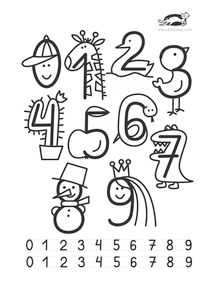 KROKOTAK PRINT! | printables for kids Drawing Using Numbers, Oppgaver For Barn, Alphabet Drawing, Number Drawing, Drawing Lessons For Kids, Printables For Kids, Numbers For Kids, Easy Drawings For Kids