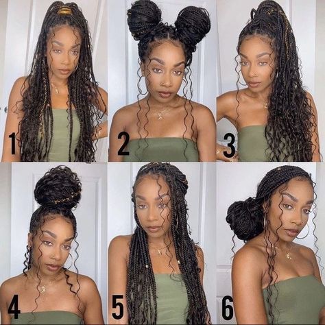 C4 Hair, Goddess Braid Styles, Goddess Hair, Braids Ideas, Big Box Braids Hairstyles, Goddess Braids Hairstyles, Braided Hairstyle, Box Braids Hairstyles For Black Women, Braided Cornrow Hairstyles