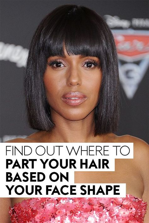 How To Change Your Part In Your Hair, No Part Hair, How To Change Your Hair Part, Different Ways To Part Your Hair, Widows Peak Hairstyles Women Part, Widow Peak Hairstyles Women, Deep Part Hairstyles, Middle Part Haircuts Women, Haircuts For Side Parts