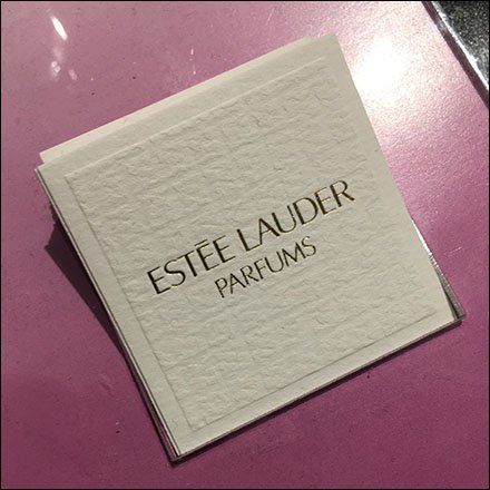 Estee Lauder Pleasures Perfume Tester Card Pleasures Perfume, Vendor Table Display, Perfume Tester, Estee Lauder Pleasures, Arcana Game, Vendor Table, Perfume Testers, Retail Fixtures, Game Cosplay