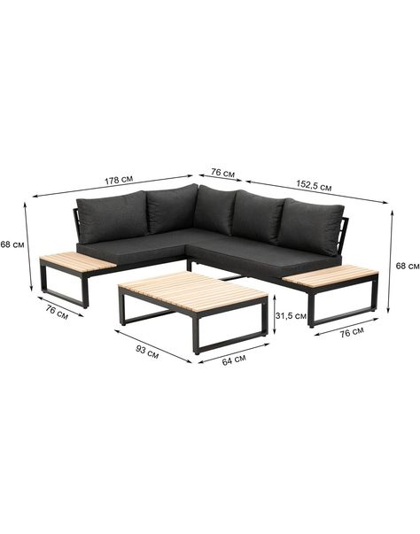 Outdoor Bench Design, Iron Furniture Design, Steel Furniture Design, Furniture Design Sketches, Modern Kitchen Interiors, Metal Furniture Design, Bench Designs, Black Sofa, Deck Furniture