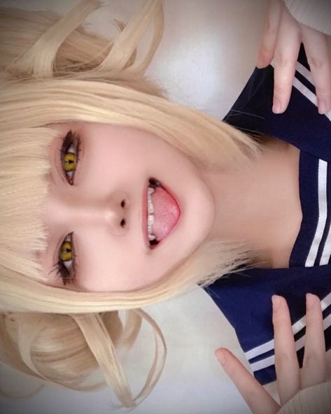 Toga himiko mha dabi shigaraki my hero academia bnha league of villains tomura shigatoga togadabi Himiko Toga Cosplay Makeup, Toga Himiko Makeup, Toga Cosplay Makeup, Toga Makeup, Toga Himiko Cosplay, Anime Makeup Ideas, Bnha League Of Villains, Himiko Toga Cosplay, Dabi Shigaraki