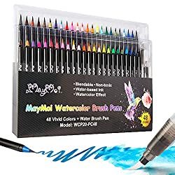 Best Watercolor Paper, Pens For Drawing, Brush Tip Markers, Watercolor Brush Pens, Best Watercolor Brushes, Water Brush Pen, Watercolor Markers, Study Stuff, Best Watercolor