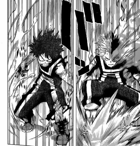 Deku Vs Todoroki, Mha Manga Panels, Poses Manga, Kohei Horikoshi, Bnha Manga, Mha Manga, Japon Illustration, Manga Wall, Anime Wall