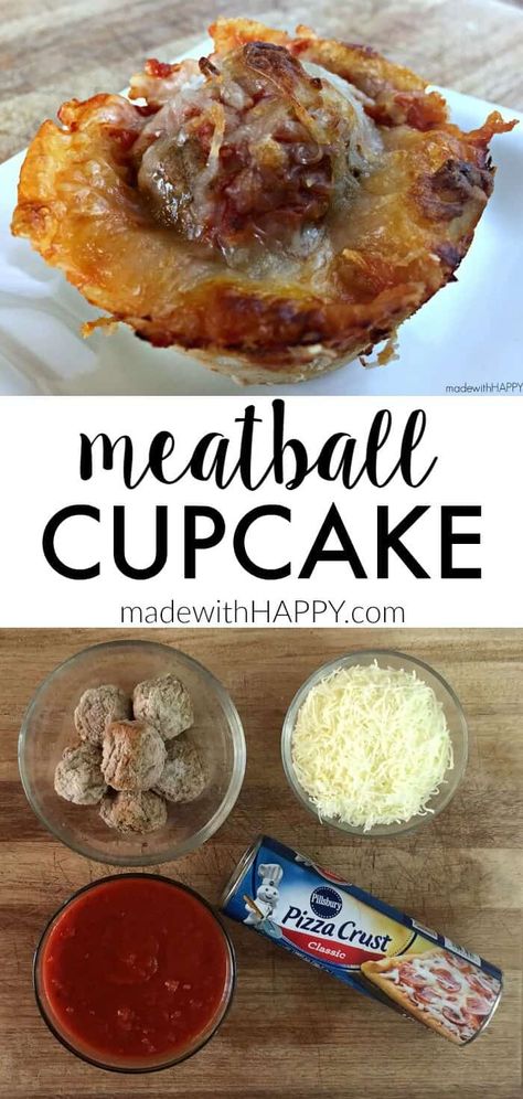 Hearty Finger Foods, Meat Appetizers Easy, Meatball Cupcakes, Easy Finger Foods, Marina Sauce, Appetizer Meatballs, Cheese Bake, Meat Appetizers, Appetizers Easy Finger Food