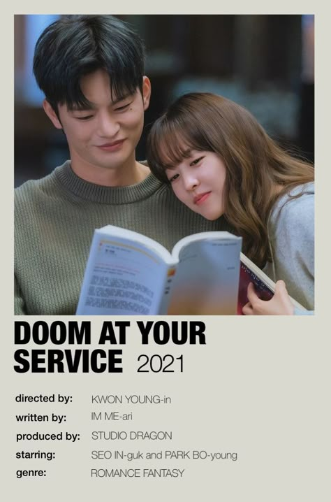 With You Chinese Drama, Young Romance, Kdrama Poster, Doom At Your Service, Scrapbook Disney, Korean Drama Series, W Two Worlds, Film Posters Minimalist, Korean Drama Tv