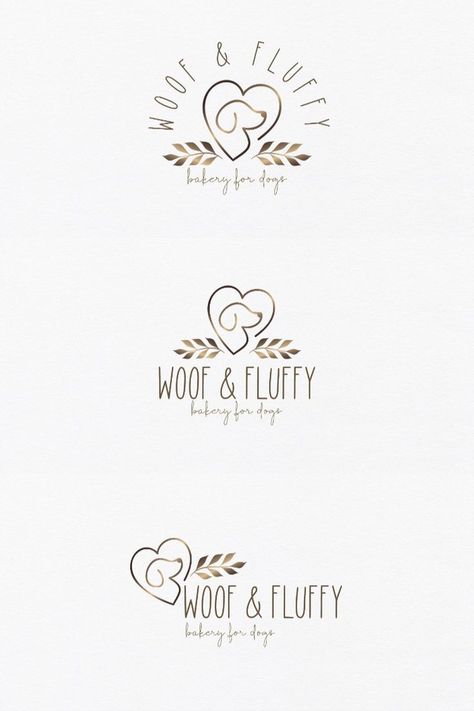 Heart shaped dog logo for dog bakery or pet store Dog Bakery Logo Ideas, Pet Photography Logo, Dog Bakery Logo, Veterinarian Logo, Pet Store Logo, Interior Design Logos, Dog Grooming Logo, Garden Sage, Pet Branding