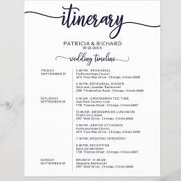 Wedding Schedule Timeline, Weekend Schedule, Celebration Invitations, Wedding Weekend Itinerary, Bridesmaid Luncheon, Wedding Schedule, Weekend Wedding, Wedding Itinerary, Blue Invitation