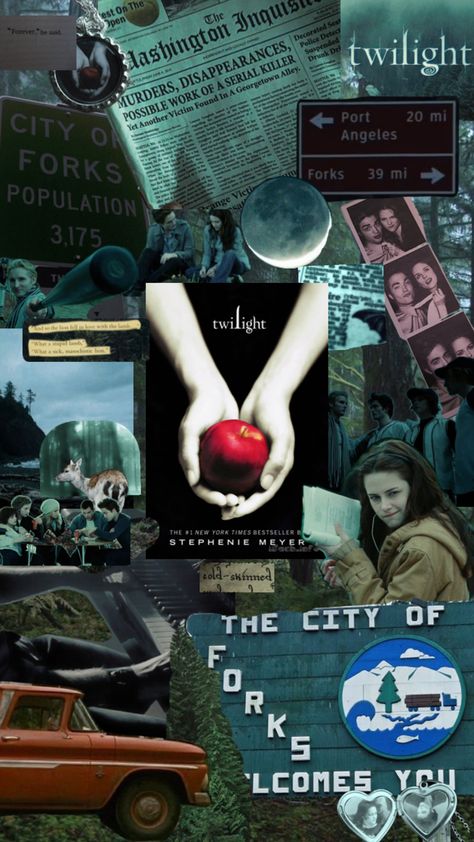 twilight book one aesthetic Twilight Aesthetic Book, Twilight Book Aesthetic, Twilight Aesthetic Wallpaper, Aesthetic Wallpaper Collage, One Aesthetic, Twilight Aesthetic, Twilight Book, Stephenie Meyer, Reading Library