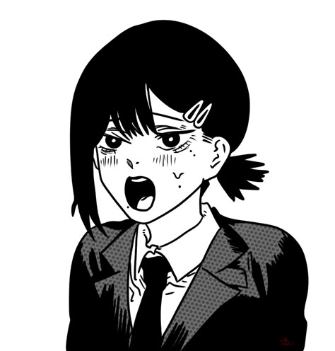 Chainsaw man | Chainsaw man manga | Kobeni | Kobeni Higashiyama | csm | Manga panel Kobeni Pfp, Kobeni Chainsaw Man, Kobeni Higashiyama, Chainsaw Man Anime, Man Anime, Anime Sticker, Chainsaw Man, Anime Poses Reference, Drawing Reference Poses