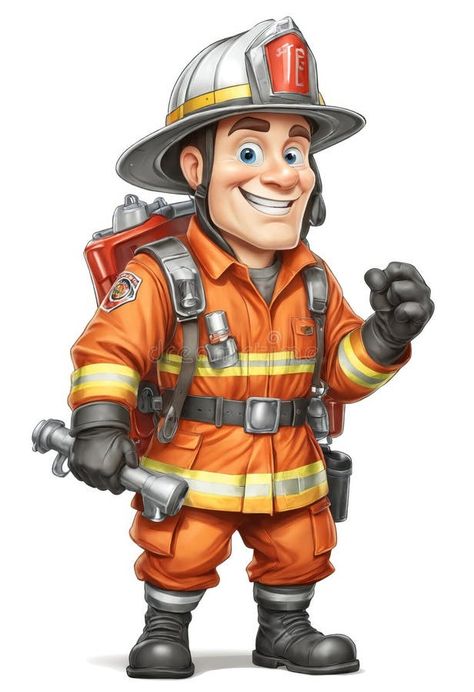 Lifesaving Gear: Firefighter Equipped with Tools and Lantern stock images Firefighter, Lanterns, Photo Image, Tools, Stock Images, Stock Photos