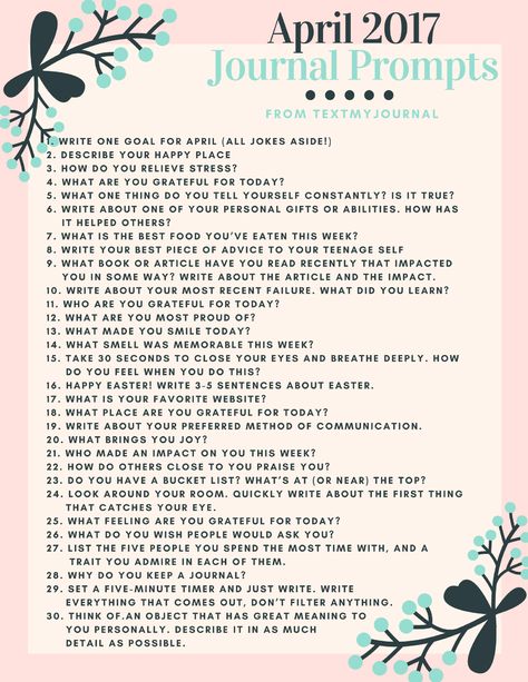 April 2023 Journal Prompts, Todays Journal Prompt, Fun Journal Prompts For Women, Printable Journal Prompts For Adults, Journal Ideas Writing Prompts, April Journal Prompts, Journal Prompts April, Journal Ideas Writing, April Journal