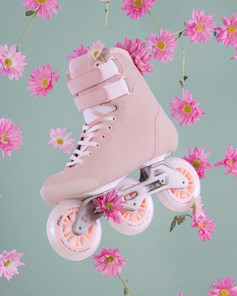 Powerslide Inline Skates on Instagram: "Simple, minimalist beauty combined with high-performance and incredible comfort, the Powerslide PHEME Pink 100 is the ideal inline fitness…" Roller Skating Outfits, Roller Blades, Inline Skates, Inline Skate, Minimalist Beauty, Roller Girl, Inline Skating, Shoe Last, Skating Outfits