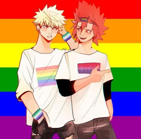 Make This, Bakugou Manga, Hero Poster, Lgbt Art, Anime Boyfriend, Gay Art, Hi Guys, Anime Ships, My Hero Academia Manga