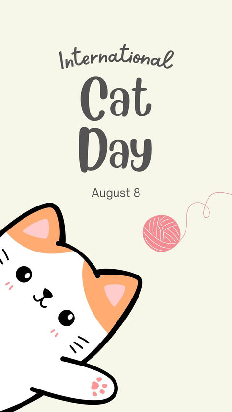 Happy International Cat Day! 🐱 Let's celebrate our purrfect companions and all the joy they bring into our lives. 😻🎉 #InternationalCatDay #CatLovers #FelineFriends #PurrfectCompanions #KittyLove Happy International Cat Day, International Cat Day, Let's Celebrate, Lets Celebrate, Cat Day, Feline, Cat Lovers, Bring It On, Let It Be